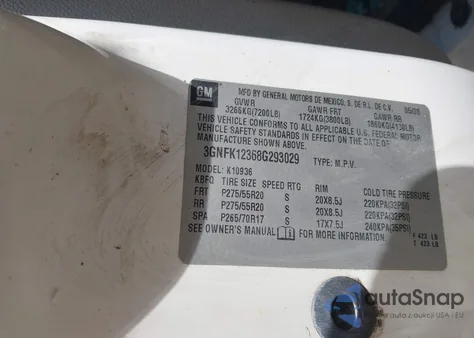 2008 Chevrolet Avalanche 1500 Ltz from USA, damaged, VIN 3GNFK12368G293029